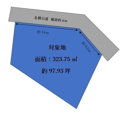 広々約97坪！理想の住まいを実現できるゆとりの敷地！お庭・駐車スペース・平屋建築など多彩なプランに対応可能です。