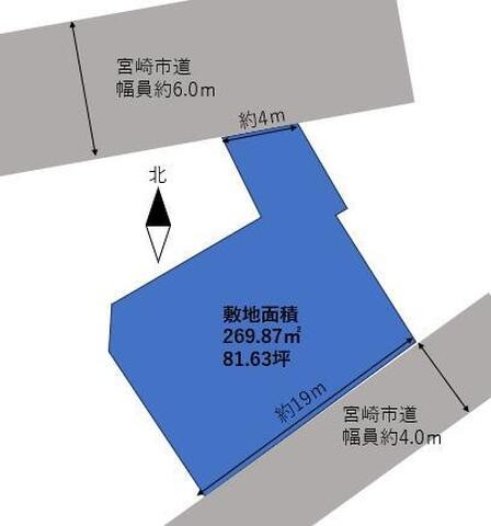 江平小学校区、宮崎東中学校区の81坪の土地が登場です。建築条件無しになりますので、お好きなメーカー様で建築が可能となっております。