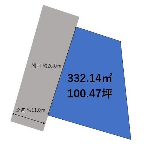 小戸之橋につながる昭和通り沿いに位置した更地渡しの住宅用地になります！