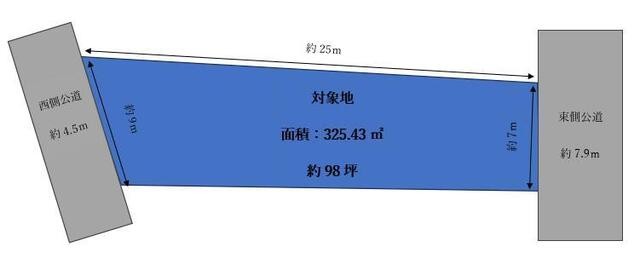 【解体更地渡し】橘通西5丁目の約98坪の敷地です。初期費用を抑え、確実な資金計画が立てられます！